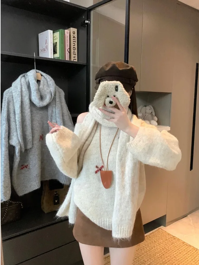 plus Size Women's Sweet Soft Knitwear with Knot Autumn Winter New Style Versatile Scarf High Waist Commute Style
plus Size Women's Sweet Soft Knitwear with Knot Autumn Winter New Style Versatile Scarf High Waist Commute Style