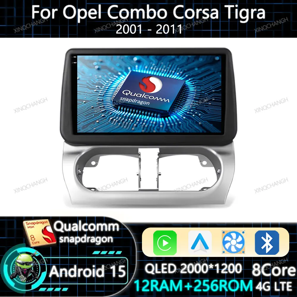 Автомагнитола Android 15 с Carplay и Auto для Opel Combo Corsa Tigra 2001-2011, навигация QLED, 4G LTE, 5G WIFI, GPS-модуль
Автомагнитола Android 15 с Carplay и Auto для Opel Combo Corsa Tigra 2001-2011, навигация QLED, 4G LTE, 5G WIFI, GPS-модуль