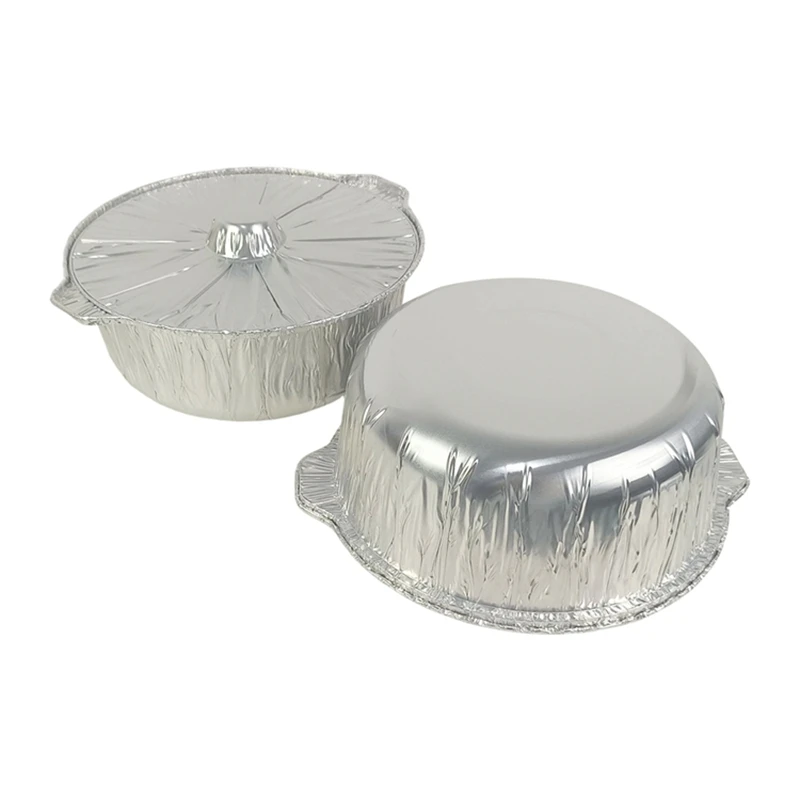 5300ml Large Disposable Aluminum Foil Pan Round Tin Foil Container Heat Resistant BBQ Baking Pot Camping Picnic Outdoor Cookware
5300ml Large Disposable Aluminum Foil Pan Round Tin Foil Container Heat Resistant BBQ Baking Pot Camping Picnic Outdoor Cookware