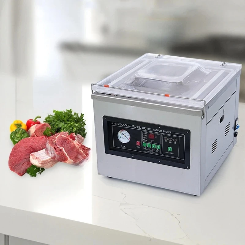 Desktop Vacuum Packaging Machine Commercial Packaging Equipment Fresh-keeping Sealing Machine Dry Wet Vacuum Packaging Machine