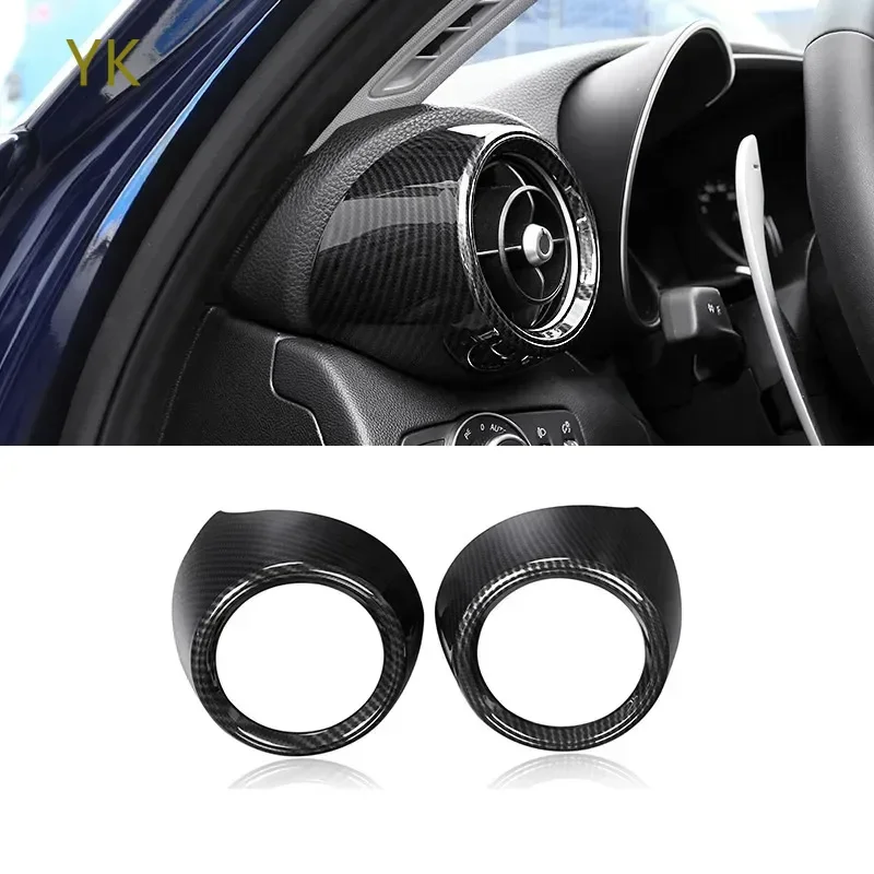 For Alfa Romeo Giulia 2017-2020 ABS Carbon Fiber Car Front Side Air Conditioning Vent Cover Decoration Interior Car Accessories 
For Alfa Romeo Giulia 2017-2020 ABS Carbon Fiber Car Front Side Air Conditioning Vent Cover Decoration Interior Car Accessories