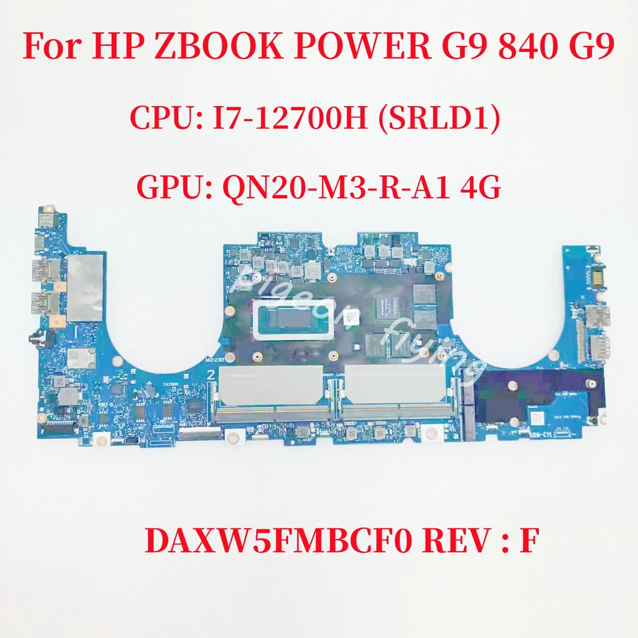 Материнская плата для ноутбука HP ZBOOK POWER G9 840 G9 CPU: I7-12700H SRLD1 GPU: QN20-M3-R-A1 4G DAXW5FMBCF0 материнская плата 100 тест ОК
Материнская плата для ноутбука HP ZBOOK POWER G9 840 G9 CPU: I7-12700H SRLD1 GPU: QN20-M3-R-A1 4G DAXW5FMBCF0 материнская плата 100 тест ОК