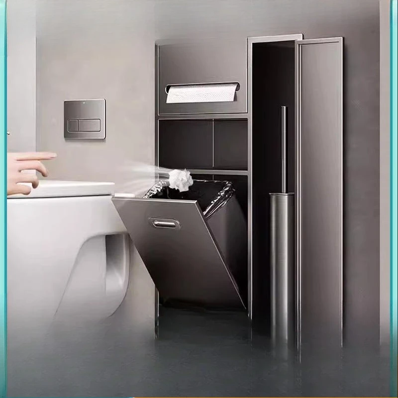 Hotel Internet celebrity toilet niche hidden recessed with trash can tissue box concealed stainless steel niche
Hotel Internet celebrity toilet niche hidden recessed with trash can tissue box concealed stainless steel niche