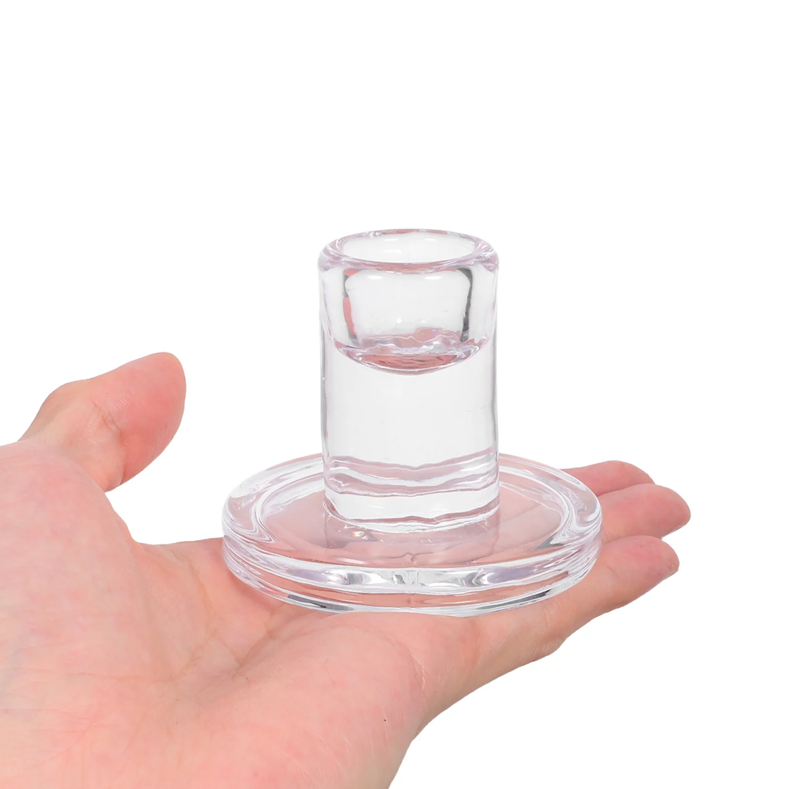 6Pcs Glass Holders Classic Taper Candlestick Set for Weddings Parties Dining Table Centerpiece Romantic Transparent
6Pcs Glass Holders Classic Taper Candlestick Set for Weddings Parties Dining Table Centerpiece Romantic Transparent