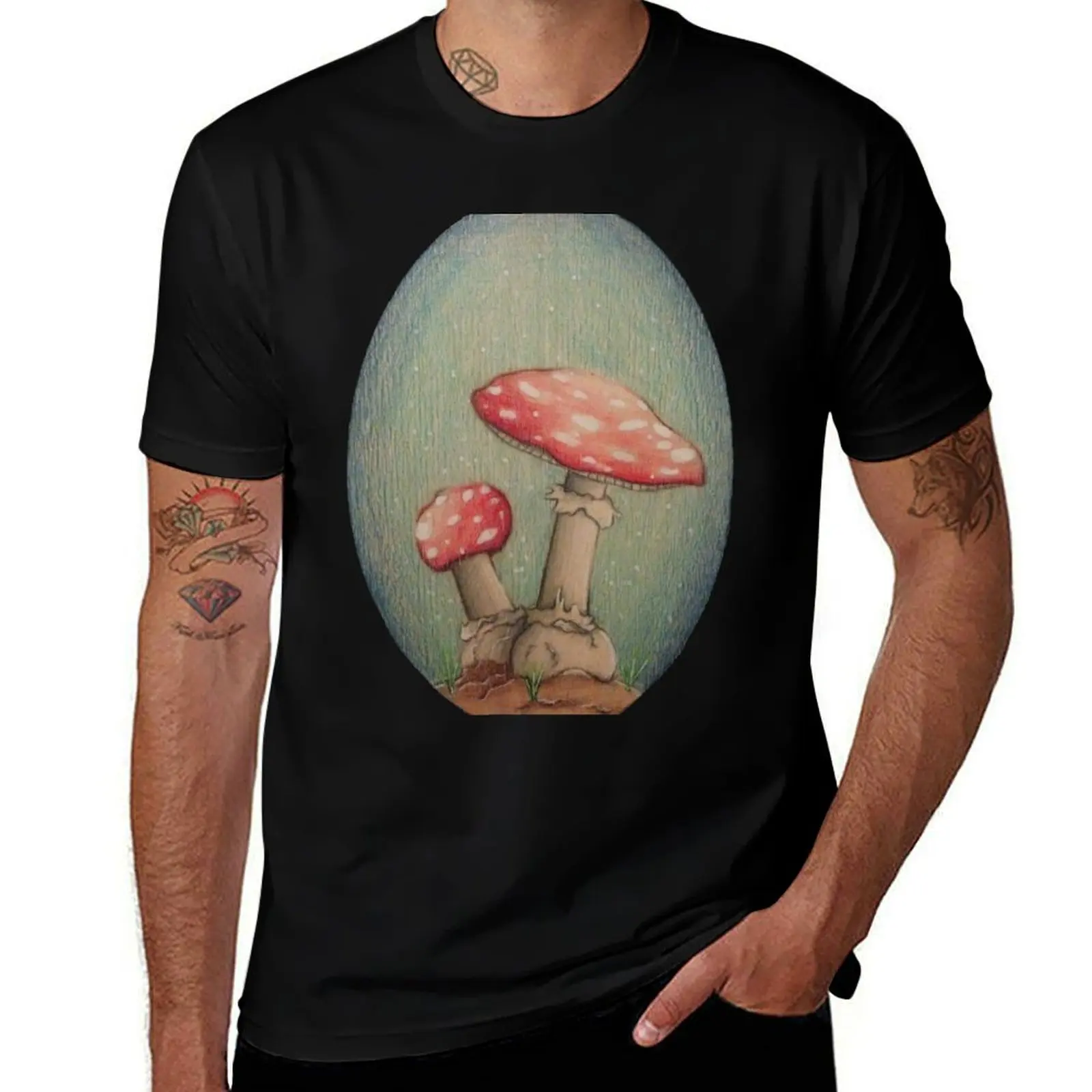 man t designer shirts quality cotton Mushrooms t T-Shirt high shirt
man t designer shirts quality cotton Mushrooms t T-Shirt high shirt