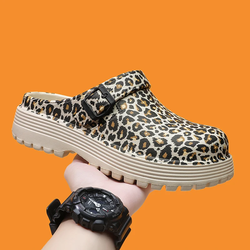Mens Sandals 2026 New Design Leopard Beach Shoes Casual Clogs for Men Lightweight Comfortable Outdoor Beach Shoes Slip Ons Shoes
Mens Sandals 2026 New Design Leopard Beach Shoes Casual Clogs for Men Lightweight Comfortable Outdoor Beach Shoes Slip Ons Shoes