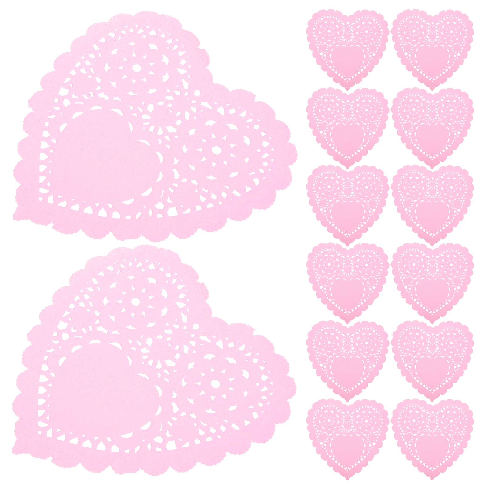 Heart Shaped Paper Doilies Small Table Placemats Valentine Craft Elegant Tear Resistant Decorative Mat For Food Trays Pink
Heart Shaped Paper Doilies Small Table Placemats Valentine Craft Elegant Tear Resistant Decorative Mat For Food Trays Pink