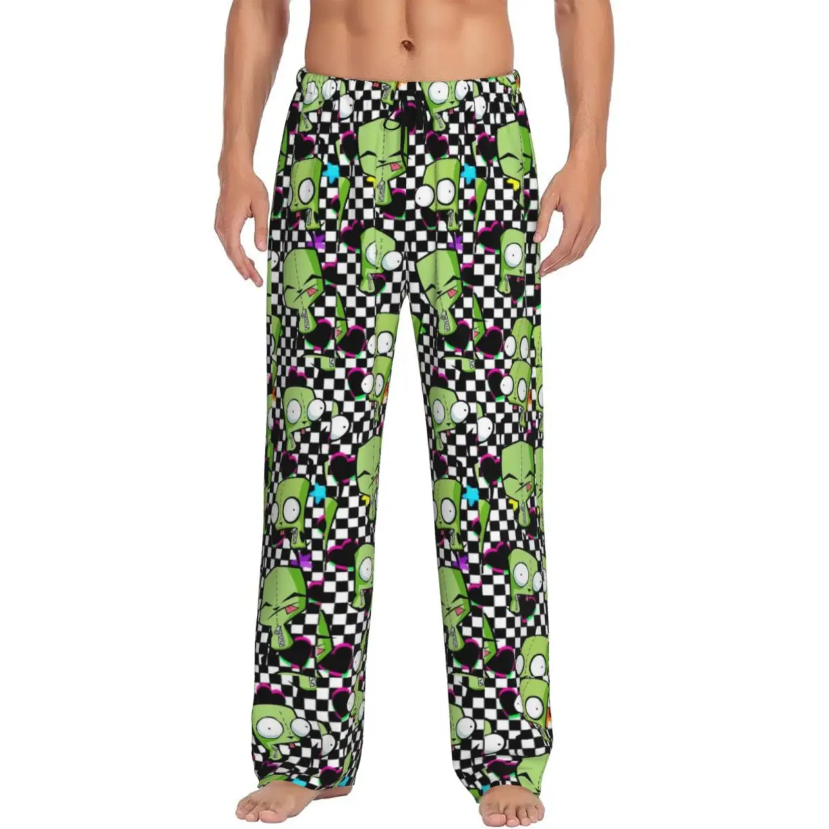 Custom Men's I-Invader Z-Zim Cartoon Pajama Pants Print Sleep Sleepwear Bottoms with Pockets
Custom Men's I-Invader Z-Zim Cartoon Pajama Pants Print Sleep Sleepwear Bottoms with Pockets