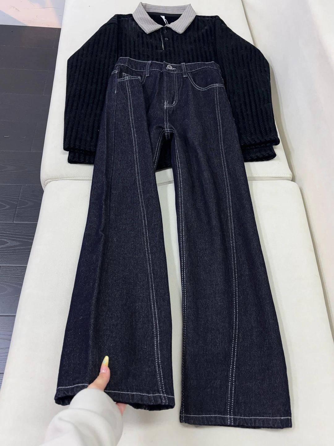 Blue Original Denim Men's Jeans Straight Leg Retro American Sle Autumn Winter Cleanfit Flared Pants Youth Casual Wear
Blue Original Denim Men's Jeans Straight Leg Retro American Sle Autumn Winter Cleanfit Flared Pants Youth Casual Wear