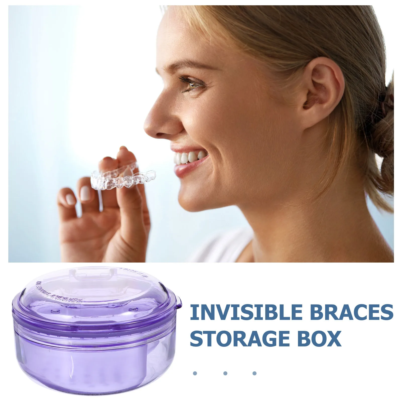 Denture Case Portable Compact Retainer Box with Safety Lock Breathable Scratch Proof Travel Storage for False Tooth Soak
Denture Case Portable Compact Retainer Box with Safety Lock Breathable Scratch Proof Travel Storage for False Tooth Soak