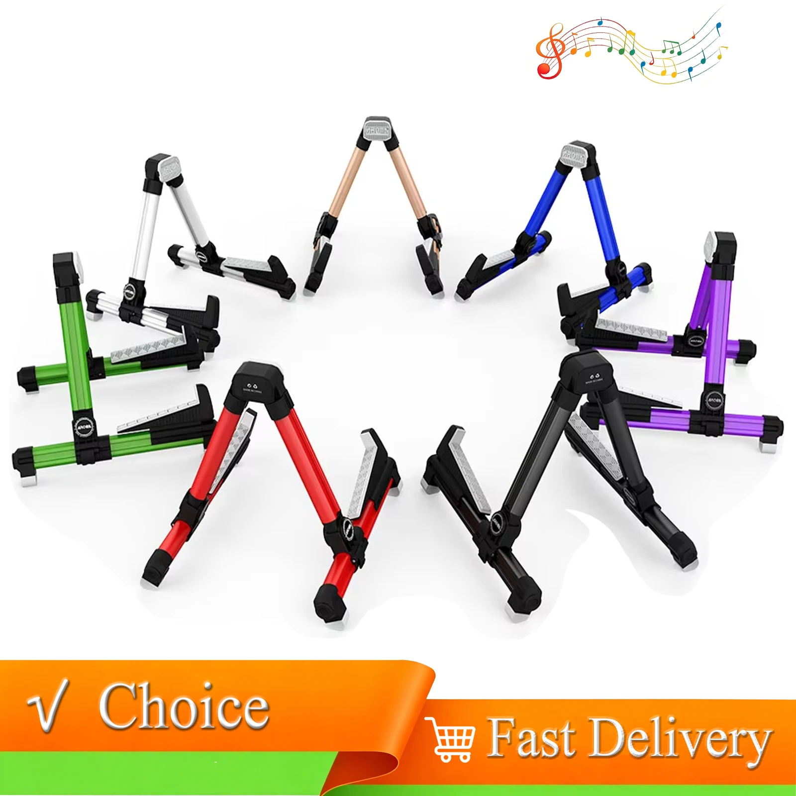 Aroma AGS-08 Universal Guitar Mandolin Stand Adjustable Aluminum Guitar Holder Showcasing Instrument for Guitar Placement
Aroma AGS-08 Universal Guitar Mandolin Stand Adjustable Aluminum Guitar Holder Showcasing Instrument for Guitar Placement