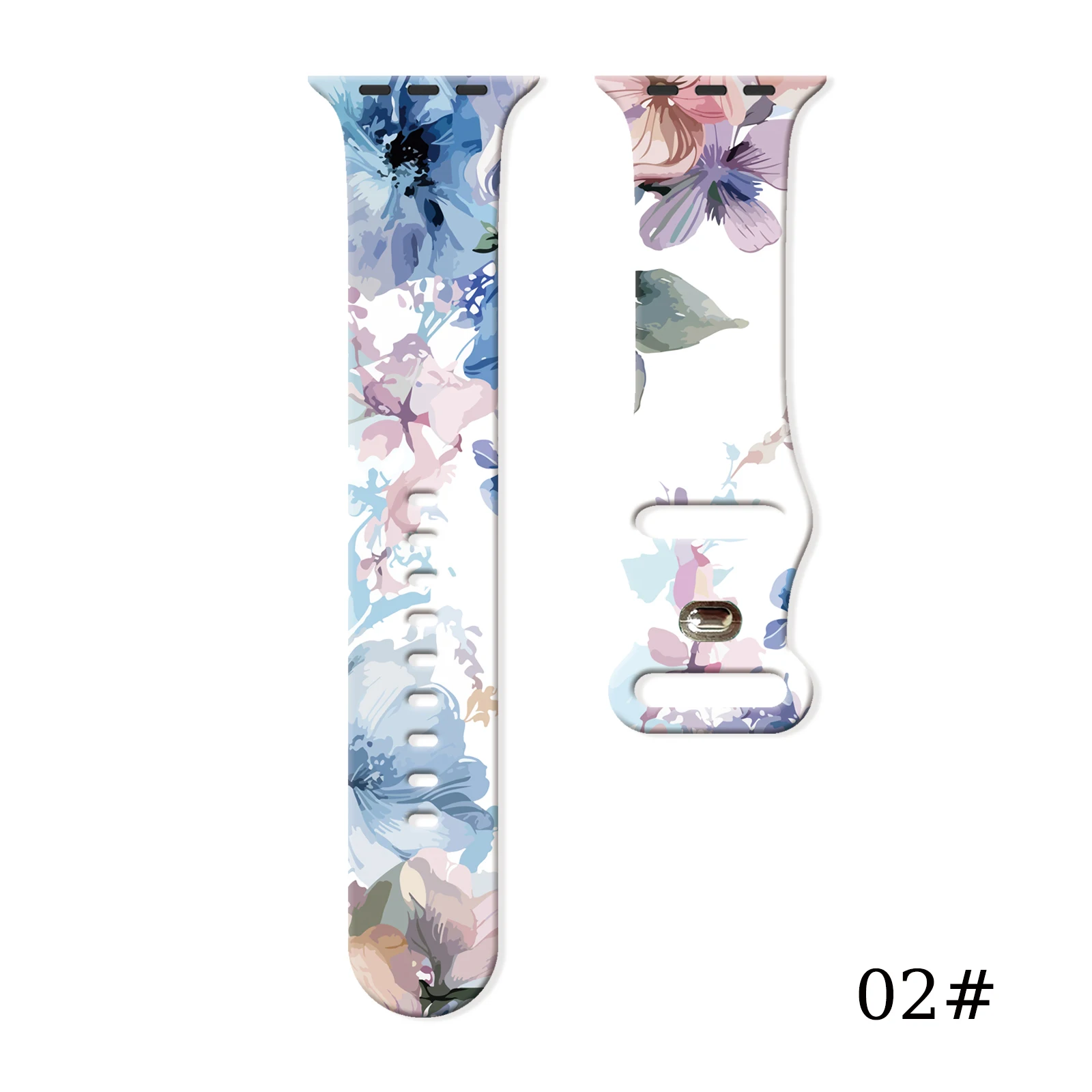 Watercolor Flowers Printed Strap for Apple Watch 11 10 9 Silicone Band Replaceable Bracelet for iWatch 46/44/42/41mm Watchband
Watercolor Flowers Printed Strap for Apple Watch 11 10 9 Silicone Band Replaceable Bracelet for iWatch 46/44/42/41mm Watchband