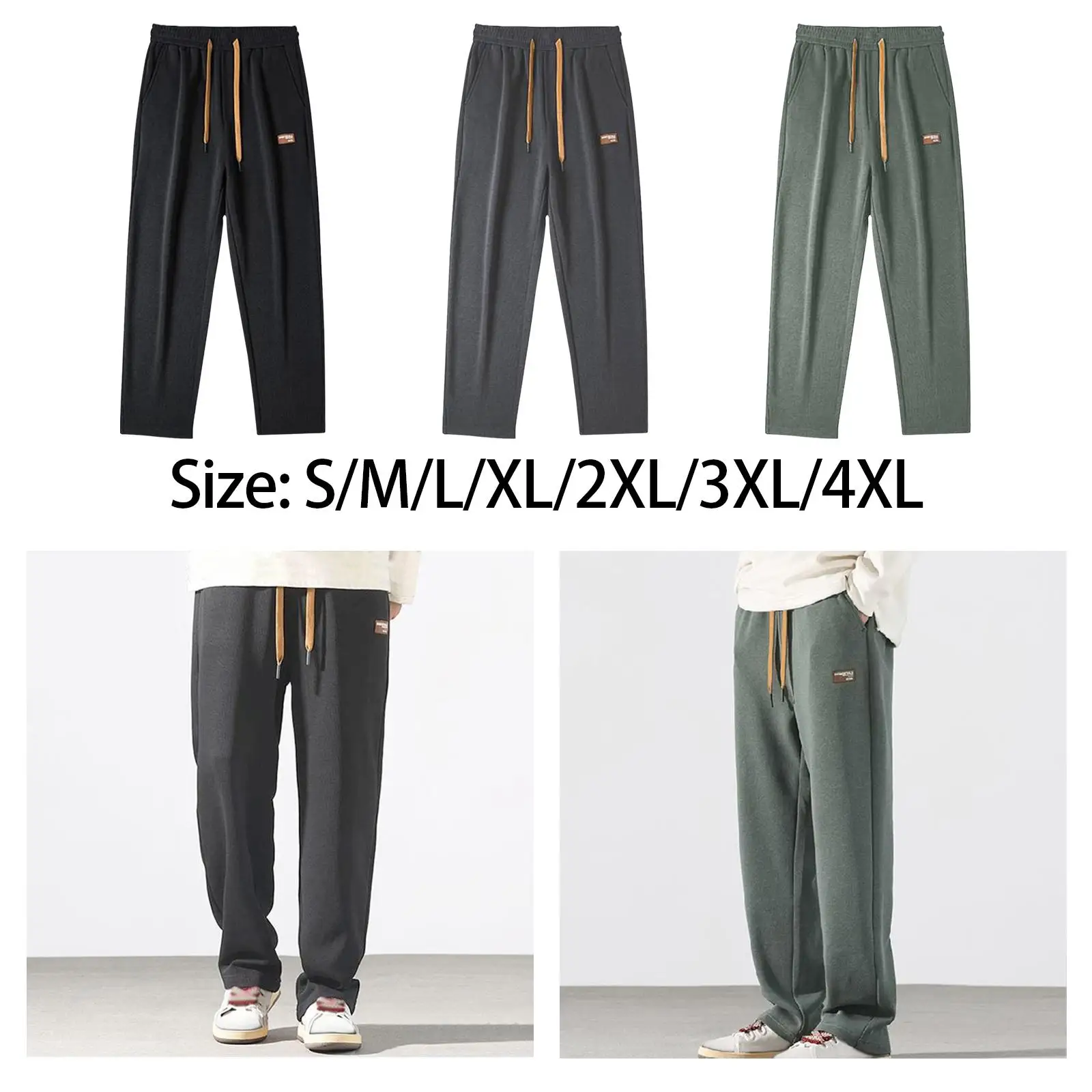 Men Sweatpants Track Pants Trousers Drawstring Sports Open Bottom Loose Athletic
Men Sweatpants Track Pants Trousers Drawstring Sports Open Bottom Loose Athletic