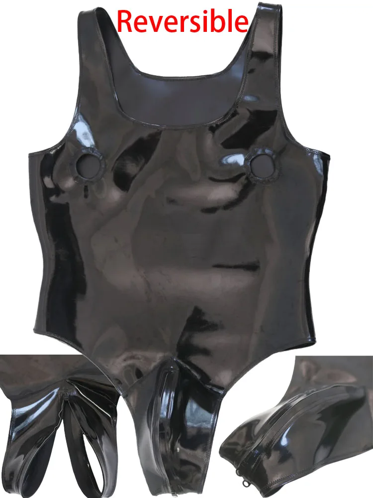 XS-3XL Блестящие матовые двусторонние двусторонние майки из искусственной кожи с вырезами на молнии и выпуклым мешочком, боди, колготки, рубашка Тедди
XS-3XL Блестящие матовые двусторонние двусторонние майки из искусственной кожи с вырезами на молнии и выпуклым мешочком, боди, колготки, рубашка Тедди