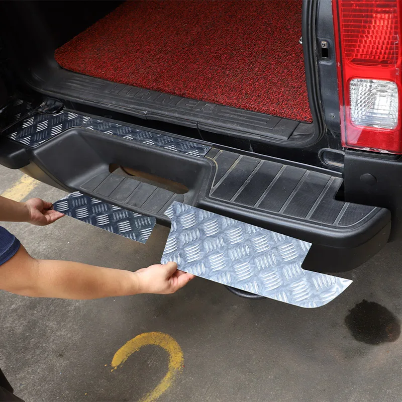 4 Pcs For Hummer H3 2005-2009 Aluminum Alloy Car Rear Bumper Panel Cover Trunk Outer Guard Decorative Sticker Car Accessories
4 Pcs For Hummer H3 2005-2009 Aluminum Alloy Car Rear Bumper Panel Cover Trunk Outer Guard Decorative Sticker Car Accessories