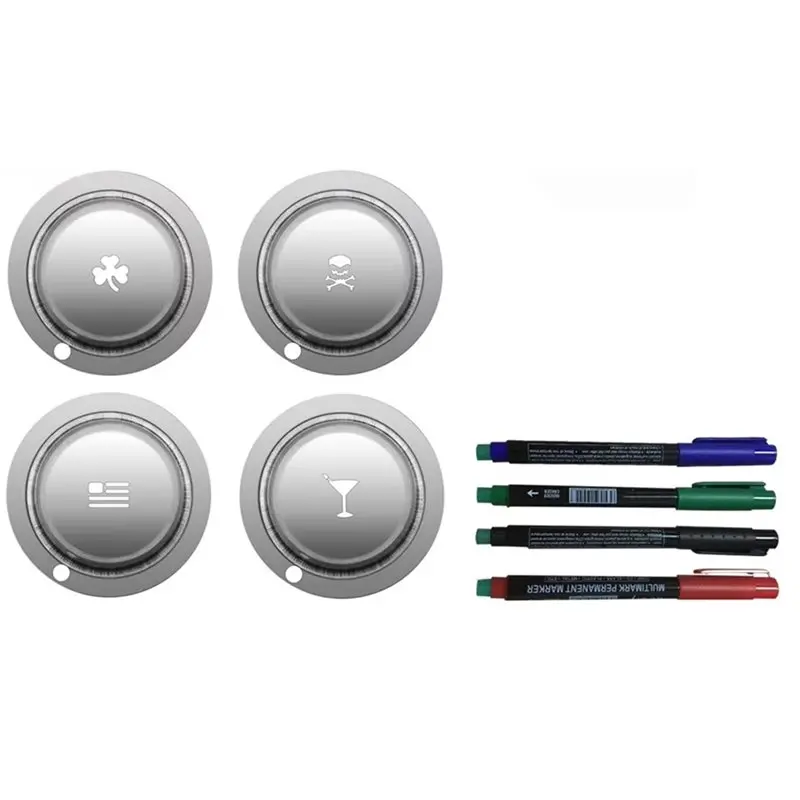 Dropship-4Pcs Personalized Golf Ball Marker Alignment Tool With Alphabet Pattern And Pen For Putting Practice
Dropship-4Pcs Personalized Golf Ball Marker Alignment Tool With Alphabet Pattern And Pen For Putting Practice