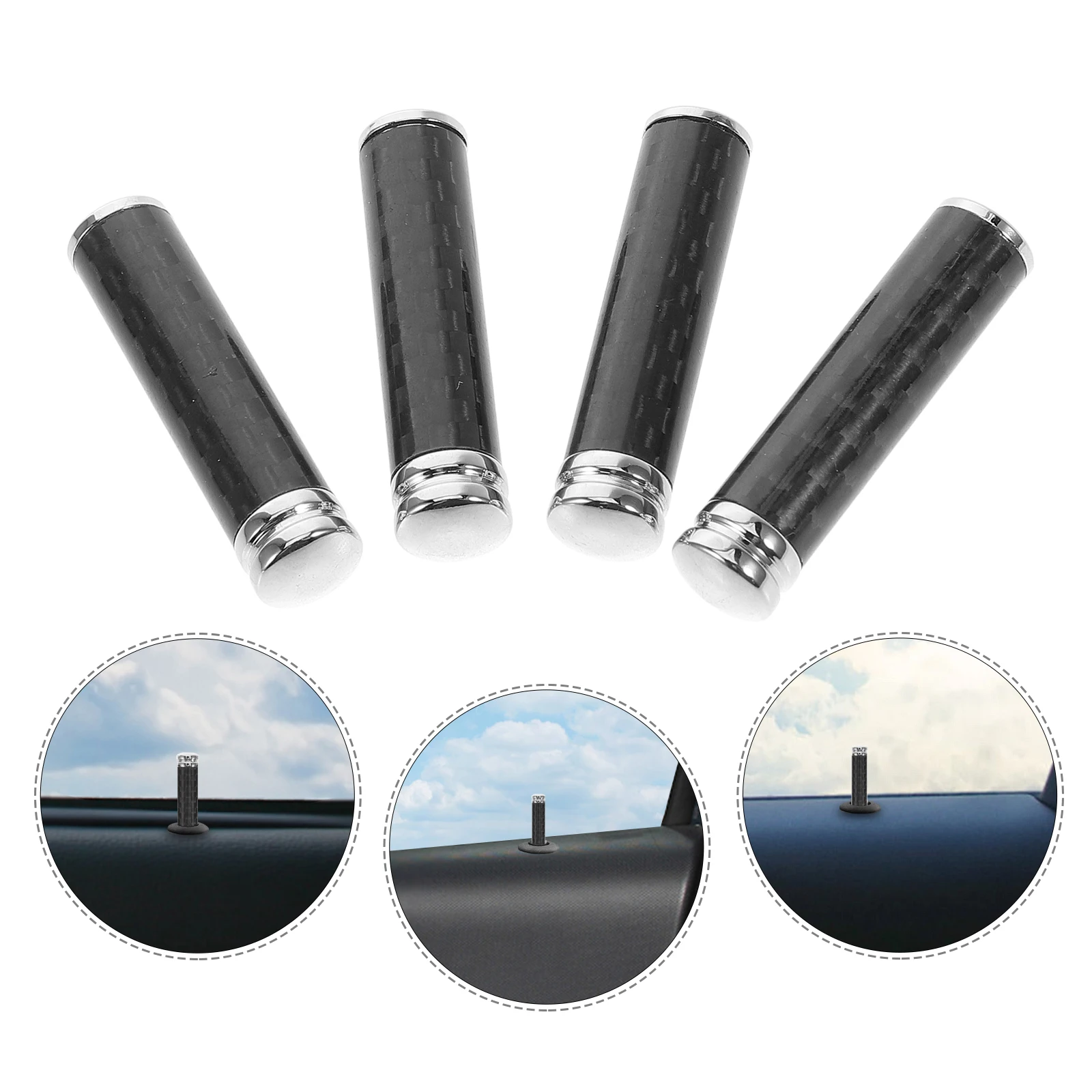 4 Pcs Carbon Fiber Door Handle Accessories Locks Universal Pins Knob Covers Black
4 Pcs Carbon Fiber Door Handle Accessories Locks Universal Pins Knob Covers Black