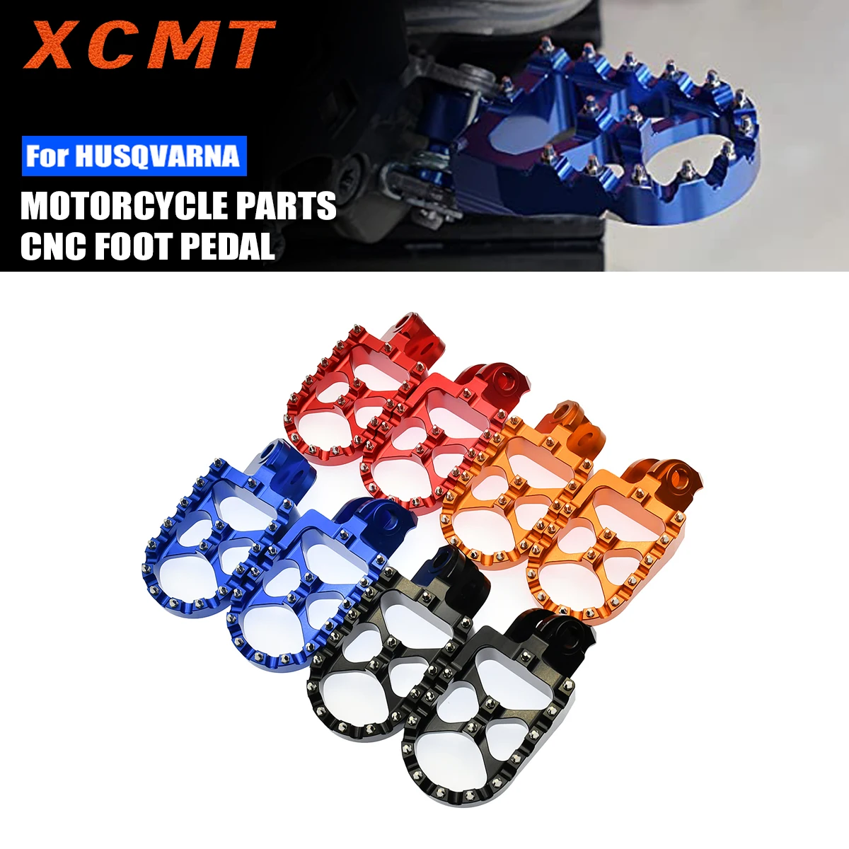 Motorcycle MX Foot Pegs For Husqvarna TC TE TX FC FE FX For KTM XC XCF SX SXF EXC EXCF For GASGAS MC MCF EX EXF EC ECF 2014-2024
Motorcycle MX Foot Pegs For Husqvarna TC TE TX FC FE FX For KTM XC XCF SX SXF EXC EXCF For GASGAS MC MCF EX EXF EC ECF 2014-2024