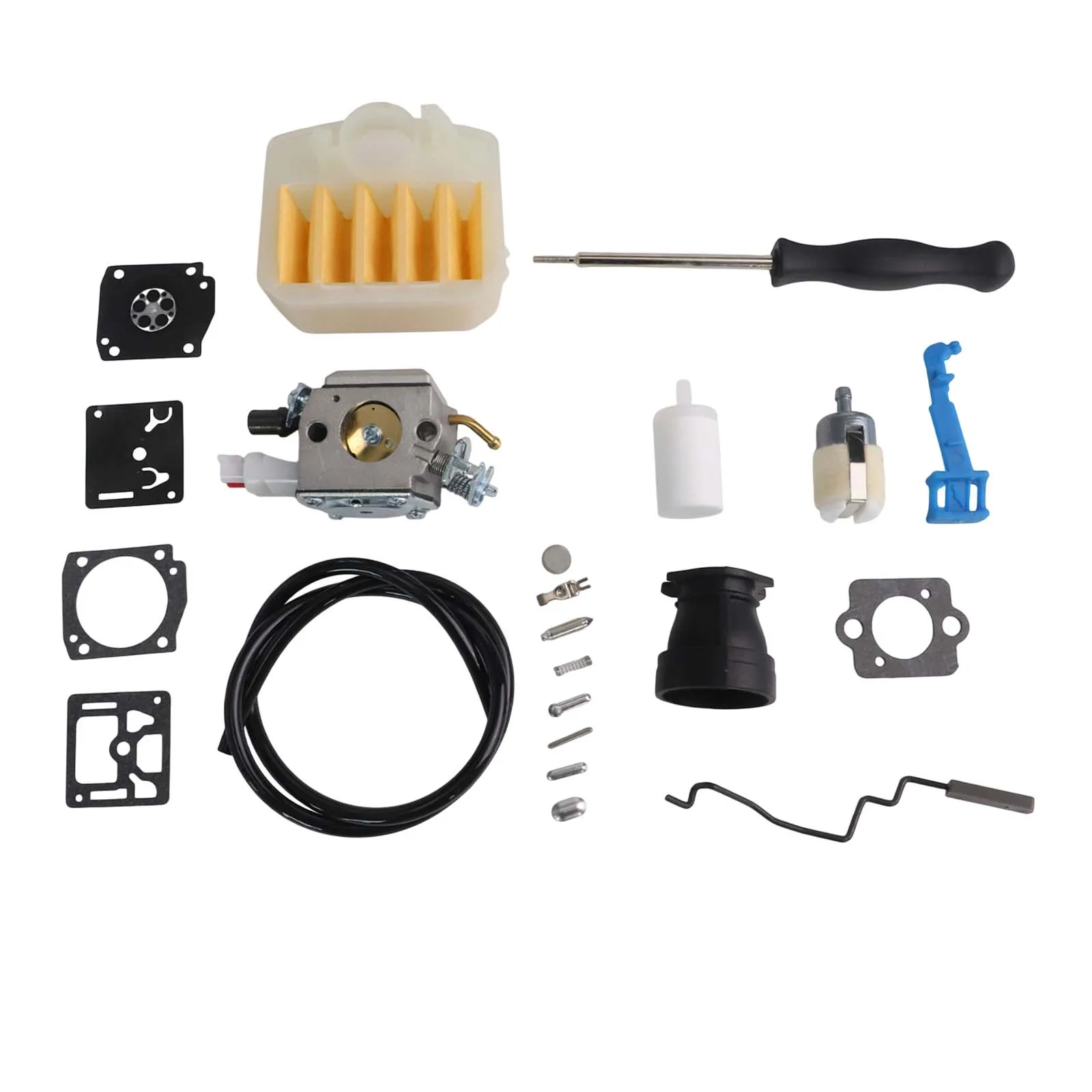 1set 503283208 Carburetor Gasket Choke Rod Air Filter Kit For 340 340E 345 345E 346 350 351 357 359 Chainsaw Replacement
1set 503283208 Carburetor Gasket Choke Rod Air Filter Kit For 340 340E 345 345E 346 350 351 357 359 Chainsaw Replacement