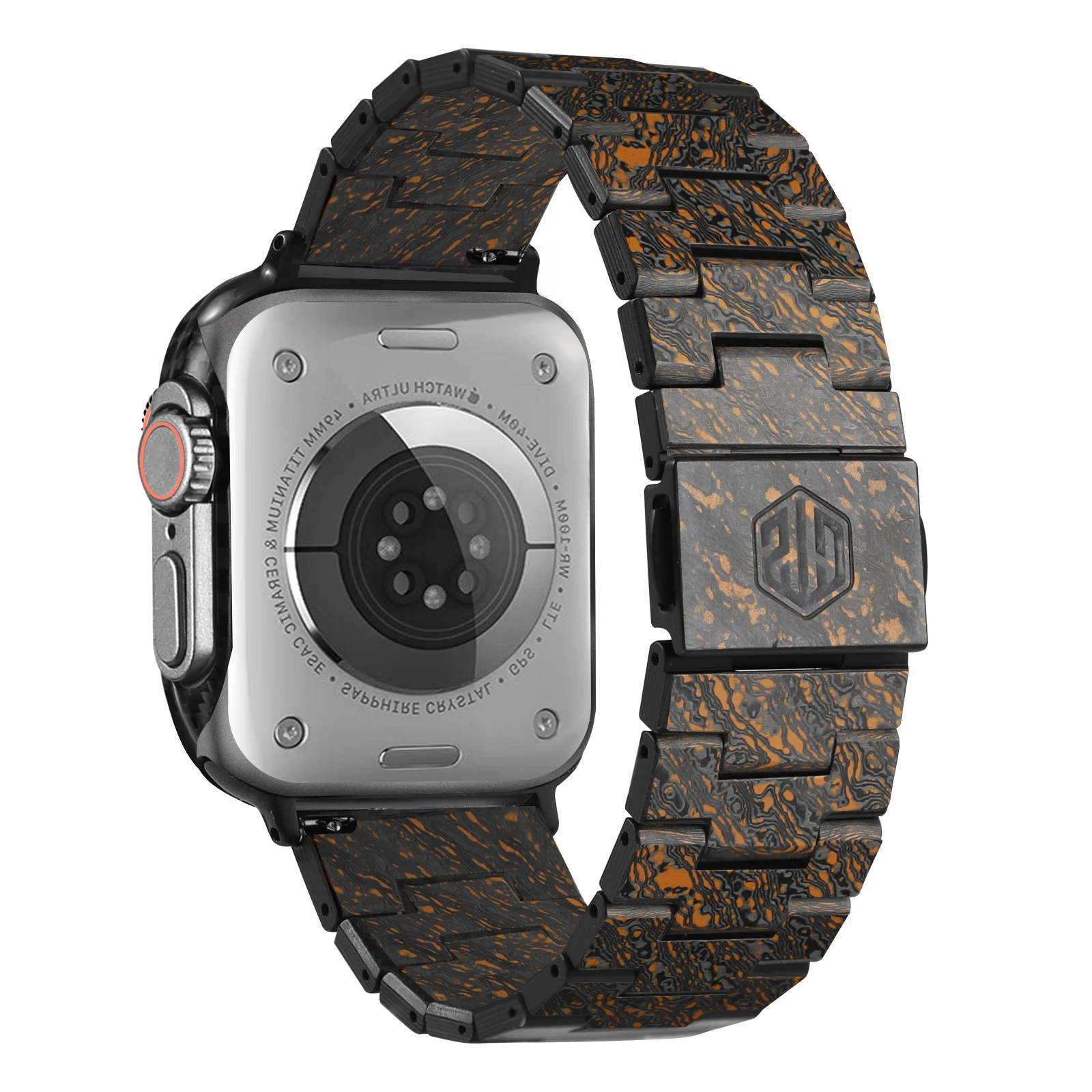 Carbon Fiber Apple Watch Band, Compatible with iWatch Series 2/3/4/5/6/7/8/SE/ULTRA, 49/45/44/42mm, with Buckle Quick Release
Carbon Fiber Apple Watch Band, Compatible with iWatch Series 2/3/4/5/6/7/8/SE/ULTRA, 49/45/44/42mm, with Buckle Quick Release