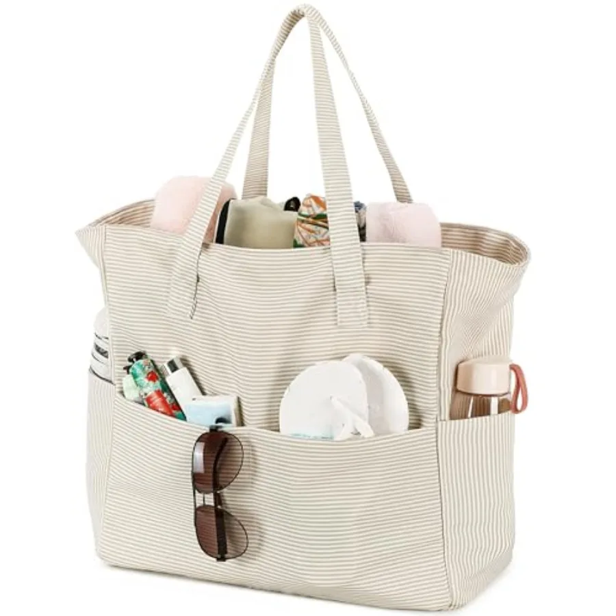Beach Bag Waterproof Sandproof Women Beach Tote Pool Bag with Zipper for Swim Gym Grocery Travel with Wet Pocket Sandproof with
Beach Bag Waterproof Sandproof Women Beach Tote Pool Bag with Zipper for Swim Gym Grocery Travel with Wet Pocket Sandproof with