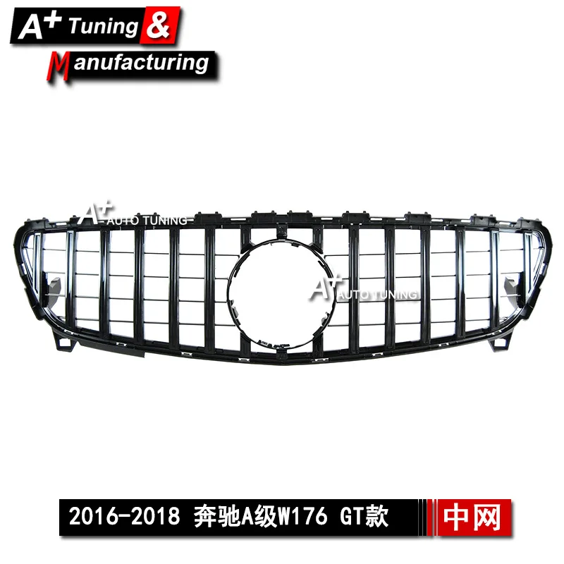 Suitable for Mercedes-Benz A-Class W176 2016-2018 GT modified China grid, bright black vertical air intake grille, cross-border
Suitable for Mercedes-Benz A-Class W176 2016-2018 GT modified China grid, bright black vertical air intake grille, cross-border