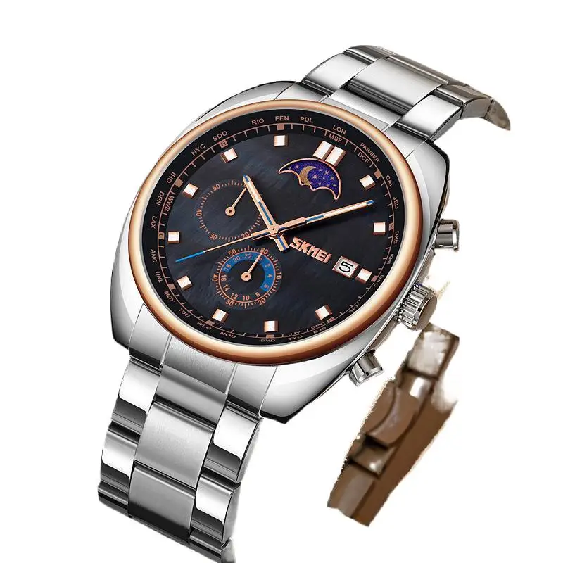 Skmei Square Men's Watch Luminous Waterproof Quartz Watch Stainless Steel Band Fashion Trend Large Dial Men's Watch
Skmei Square Men's Watch Luminous Waterproof Quartz Watch Stainless Steel Band Fashion Trend Large Dial Men's Watch