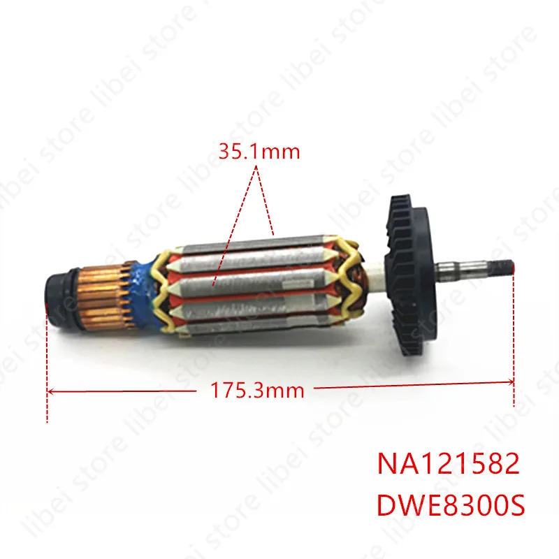 NA121482 Rotor Replace For Dewalt DWE8310S DWE8300S DWE4217 DWE4202 DWE4203 DWE4206 DWE4207 DWE4204 DWE4205 220-230V
NA121482 Rotor Replace For Dewalt DWE8310S DWE8300S DWE4217 DWE4202 DWE4203 DWE4206 DWE4207 DWE4204 DWE4205 220-230V