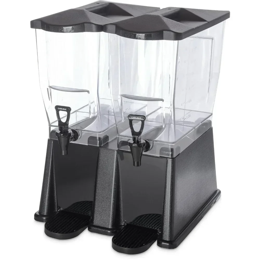 trimline double base rectangular drink dispenser with spigot for catering, parties, restaurants, polycarbonate (pc), 3.5 gallon
trimline double base rectangular drink dispenser with spigot for catering, parties, restaurants, polycarbonate (pc), 3.5 gallon