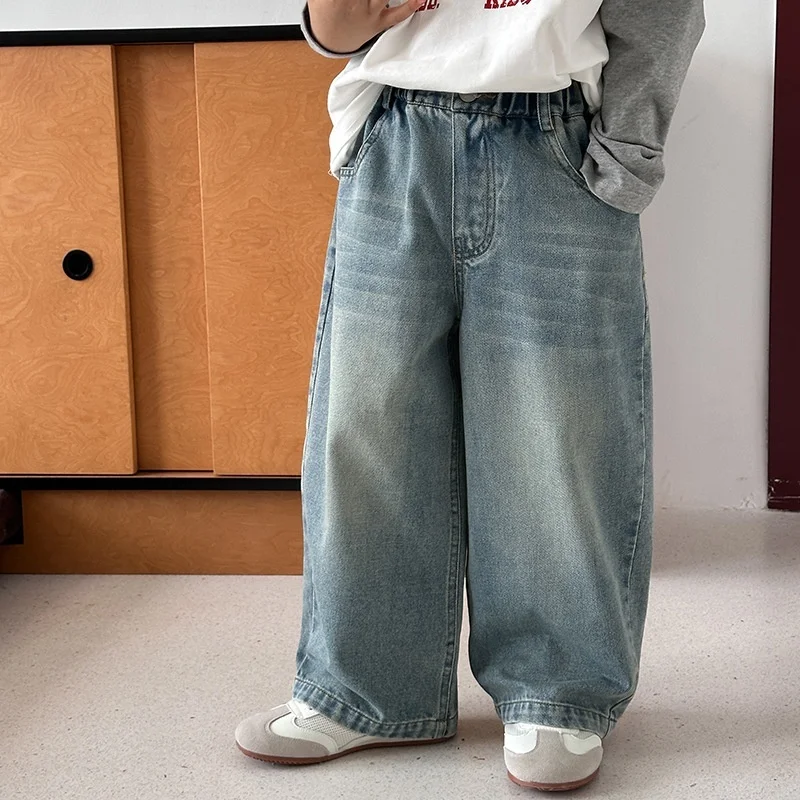 Autumn New Baby Loose Denim Trousers Infant Toddler Straight Leg Pants Fashion Boys Girls Casual Versatile Pocket Jeans Clothes
Autumn New Baby Loose Denim Trousers Infant Toddler Straight Leg Pants Fashion Boys Girls Casual Versatile Pocket Jeans Clothes