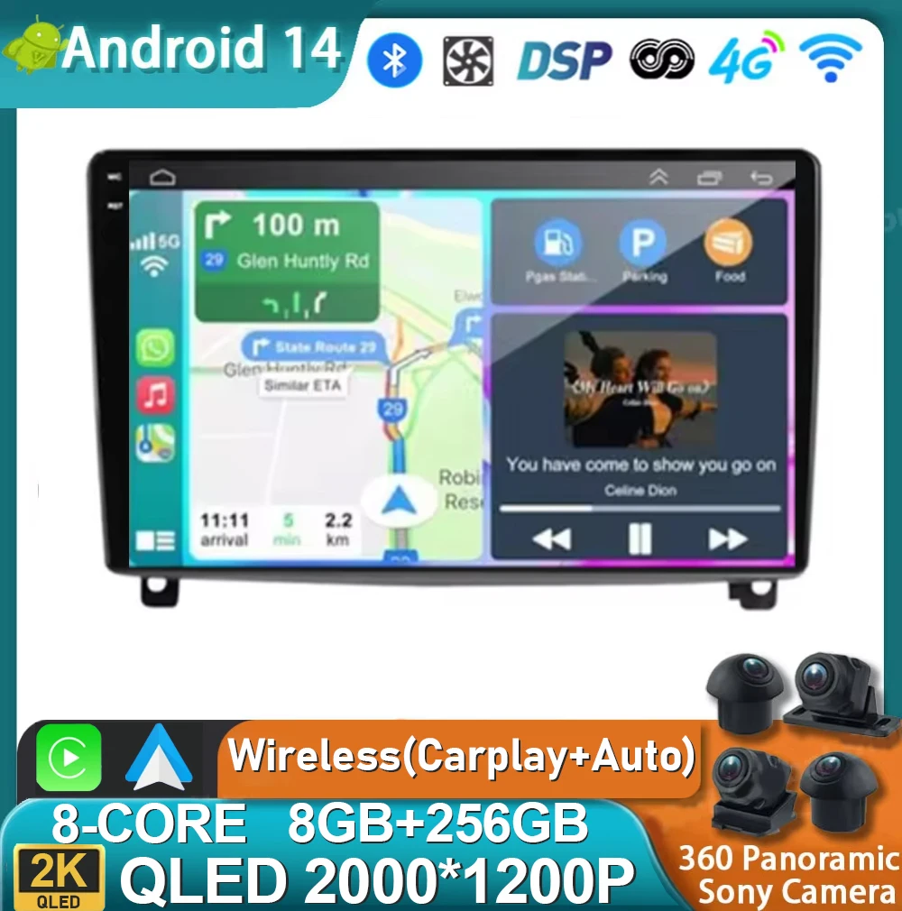 Android 14 Carplay Auto для Peugeot 407 1 2004-2011, автомобильное радио, мультимедийный видеоплеер, монитор, навигация, GPS, авторадио, стерео BT
Android 14 Carplay Auto для Peugeot 407 1 2004-2011, автомобильное радио, мультимедийный видеоплеер, монитор, навигация, GPS, авторадио, стерео BT