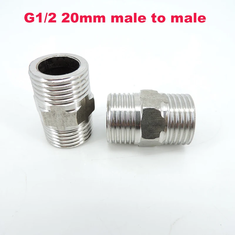 G1/2" 20mm male to male Thread Tee Type Stainless Steel Butt Joint water hose connector Adapter Plumbing Fittings
G1/2" 20mm male to male Thread Tee Type Stainless Steel Butt Joint water hose connector Adapter Plumbing Fittings