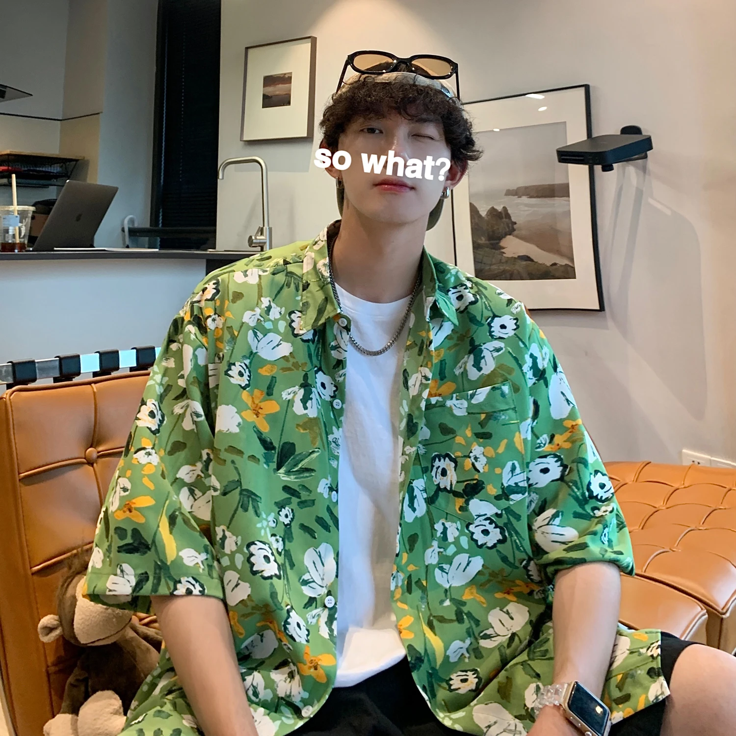Hawaii Floral Print Ice Silk Loose Short Sleeve Men's Shirt Summer Casual Style Beach Vacation Clothing Polyester Fiber
Hawaii Floral Print Ice Silk Loose Short Sleeve Men's Shirt Summer Casual Style Beach Vacation Clothing Polyester Fiber
