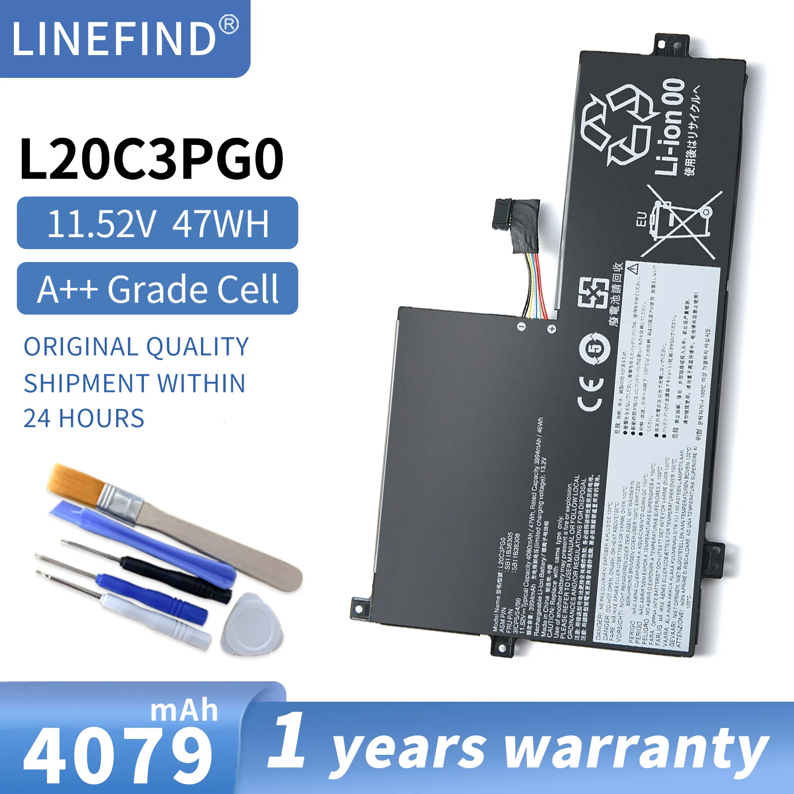 new L20C3PG0 L20D3PG2 Battery For Lenovo FLEX 3 Chromebook 11IJL6 82N3 11M836 82KM 100E 300E 500E Gen3 82J8 82J7 82J9 82JA 82JC
new L20C3PG0 L20D3PG2 Battery For Lenovo FLEX 3 Chromebook 11IJL6 82N3 11M836 82KM 100E 300E 500E Gen3 82J8 82J7 82J9 82JA 82JC