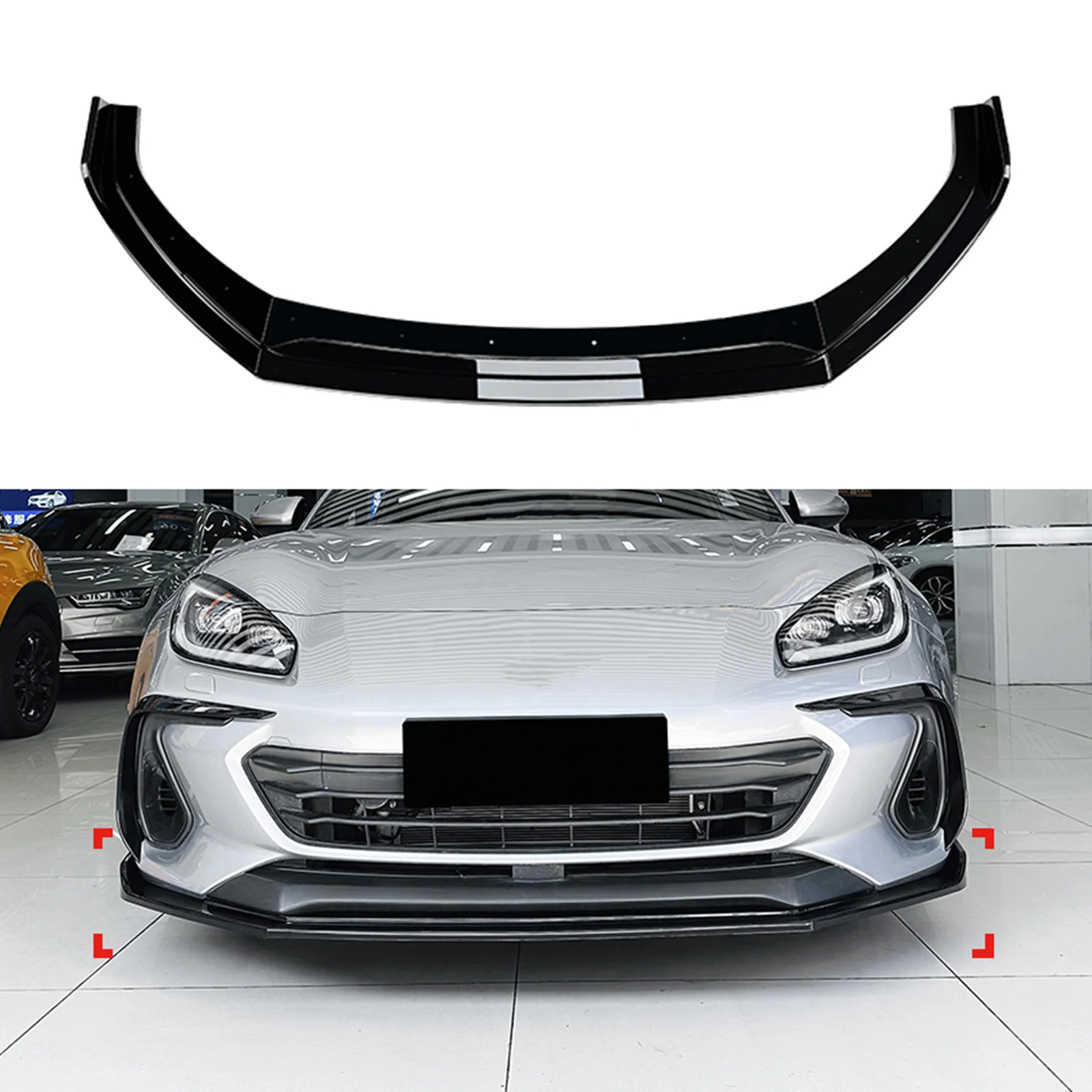 Car Front Bumper Splitter Lip Blade Lower Spoiler Guard Protector For Subaru BRZ Coupe 2-Door 2022-2024
Car Front Bumper Splitter Lip Blade Lower Spoiler Guard Protector For Subaru BRZ Coupe 2-Door 2022-2024