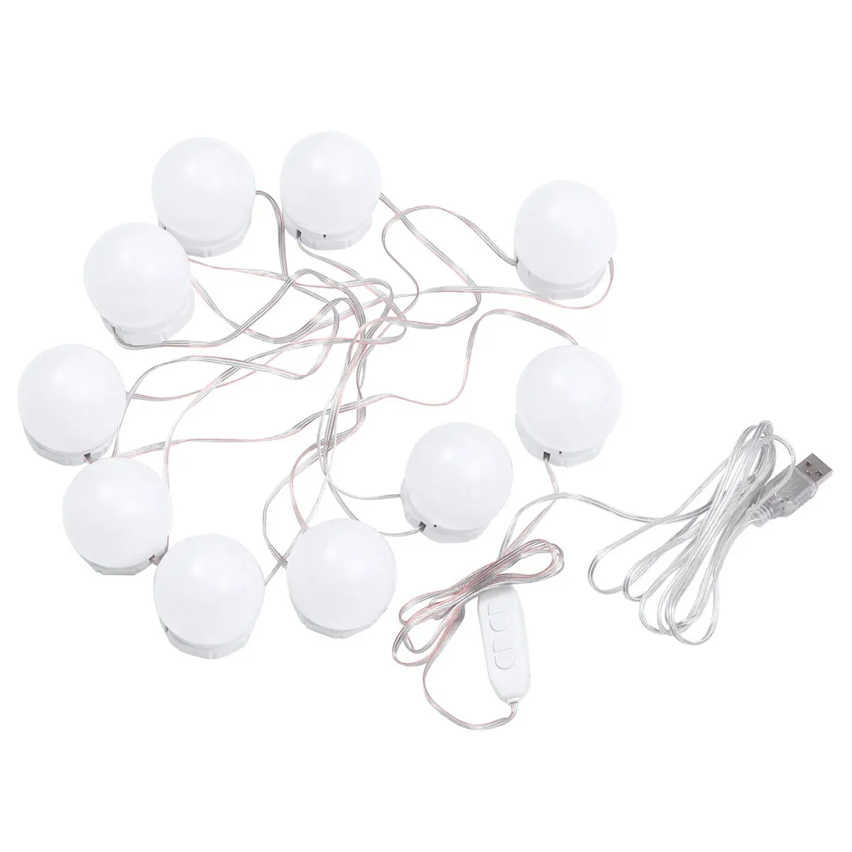 Набор из 10 светодиодных лампочек для зеркала с USB-питанием, 3 цветовые температуры, регулируемая яркость, без бликов, для макияжа, бритья, ухода за собой, для использования в помещении
Набор из 10 светодиодных лампочек для зеркала с USB-питанием, 3 цветовые температуры, регулируемая яркость, без бликов, для макияжа, бритья, ухода за собой, для использования в помещении