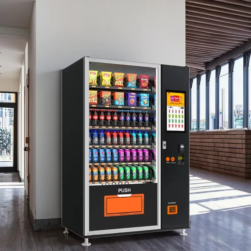 Customized Large Capacity QR Code Fully Automatic Snack Automaten Beverage Snack Vending Machine Gym Stadium
Customized Large Capacity QR Code Fully Automatic Snack Automaten Beverage Snack Vending Machine Gym Stadium
