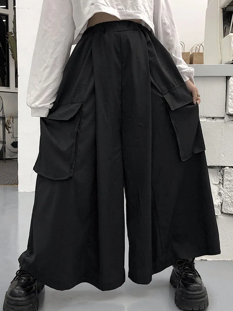 Korean Wide Leg Pants Women Oversized Vintage Cargo Trousers Fashion Gothic Harajuku Pants Lady Casual Loose Trousers Streetwear
Korean Wide Leg Pants Women Oversized Vintage Cargo Trousers Fashion Gothic Harajuku Pants Lady Casual Loose Trousers Streetwear