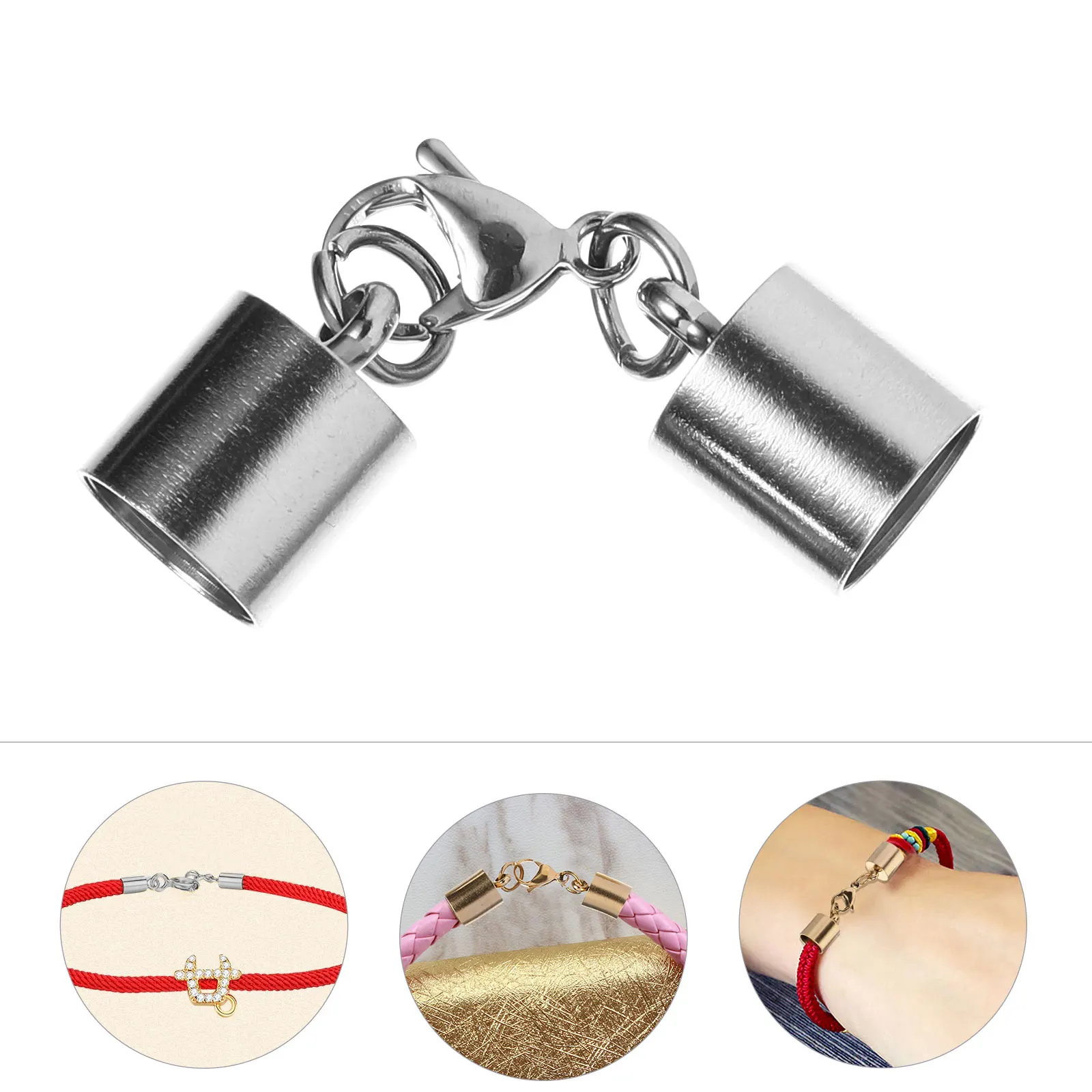 4Pcs Durable Stainless Steel Diy Jewelry Clasps For Bracelets Necklaces Connecting Buckles Handmade Crafts
4Pcs Durable Stainless Steel Diy Jewelry Clasps For Bracelets Necklaces Connecting Buckles Handmade Crafts