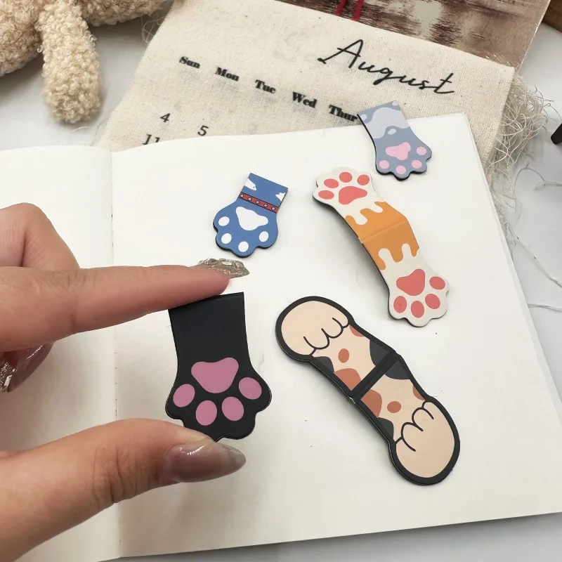 5pcs Cute Cat Paw Series Cartoon Magnetic Bookmarks Creative Student Stationery Gift
5pcs Cute Cat Paw Series Cartoon Magnetic Bookmarks Creative Student Stationery Gift