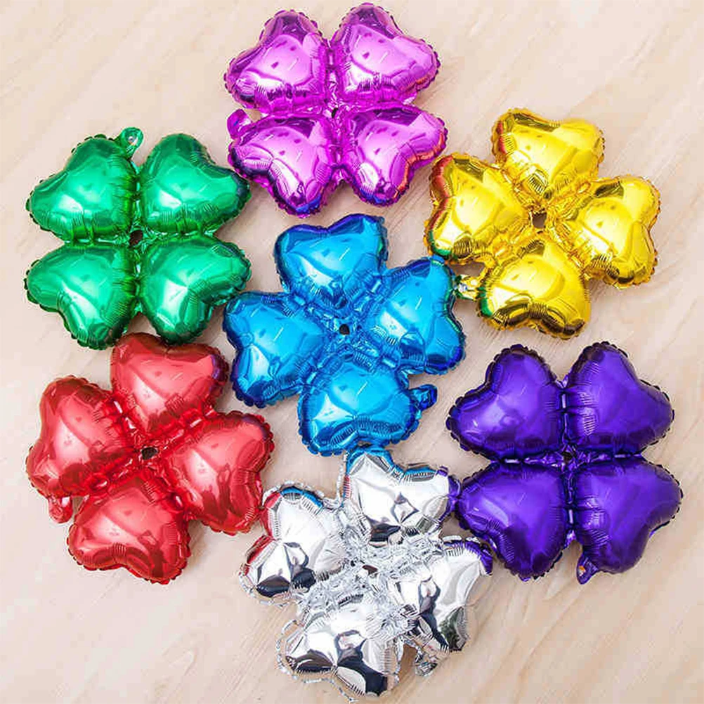 50pcs Heart Shaped Four Leaf Clover Balloons Party Decorations Birthday Festival Balloon Photo Props Reusable Aluminum
50pcs Heart Shaped Four Leaf Clover Balloons Party Decorations Birthday Festival Balloon Photo Props Reusable Aluminum