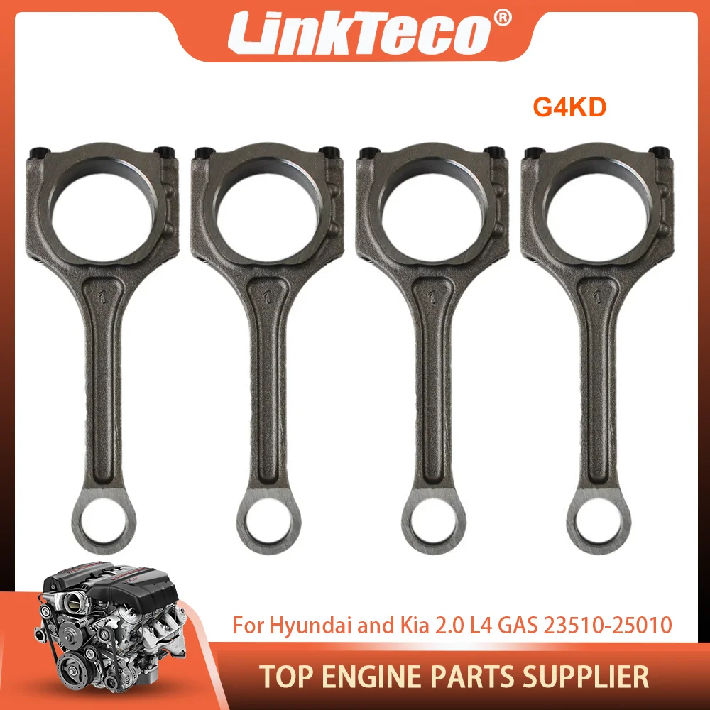 Engine 4pcs Connecting rod Kit Fit G4KD 2.0 L L4 GAS For 08-15 Hyundai ix35 Sonata Kia Optima Sportage Cerato 2.0L 23510-25010
Engine 4pcs Connecting rod Kit Fit G4KD 2.0 L L4 GAS For 08-15 Hyundai ix35 Sonata Kia Optima Sportage Cerato 2.0L 23510-25010