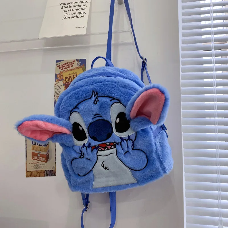 Новый милый рюкзак из мультфильма «Лило и Ститч» Disney, милая плюшевая кукла, Студенческая сумка через плечо, плюшевая переносная сумка для отдыха, подарки
Новый милый рюкзак из мультфильма «Лило и Ститч» Disney, милая плюшевая кукла, Студенческая сумка через плечо, плюшевая переносная сумка для отдыха, подарки