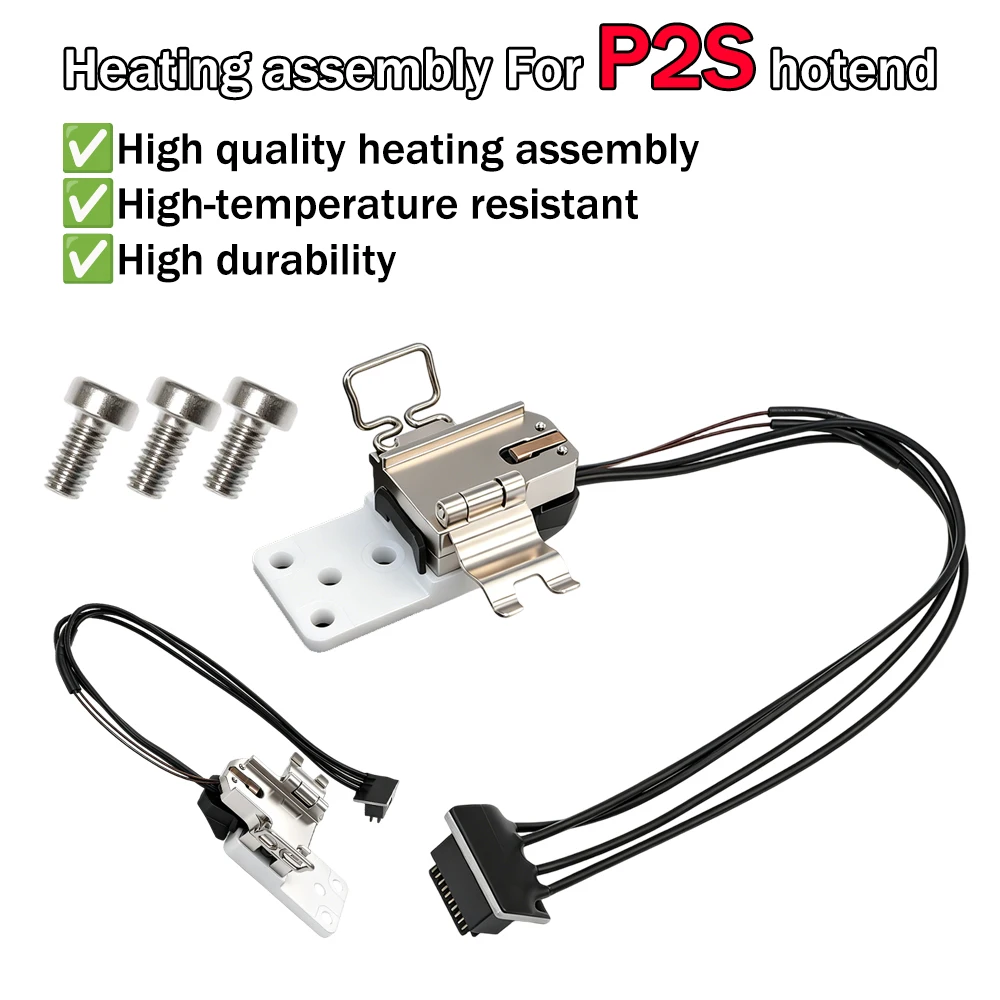 For Bambu Lab p2s Hotend Heating Assembly Ceramic Upgrade Zirconia Bambulab p2s Hotend Mounting Kit High Temp Resistance
For Bambu Lab p2s Hotend Heating Assembly Ceramic Upgrade Zirconia Bambulab p2s Hotend Mounting Kit High Temp Resistance