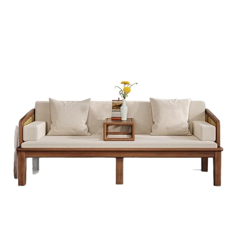 Solid wood Arhat bed sofa living room small apartment rattan Arhat collapse dual-purpose sofa bed 
Solid wood Arhat bed sofa living room small apartment rattan Arhat collapse dual-purpose sofa bed
