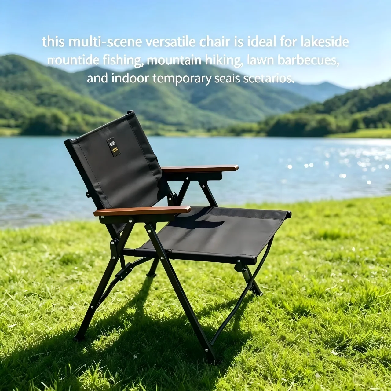Folding Camping Chair High Back Side Pocket Oxford Fabric Black Heavy Duty Portable Easy Storage for BBQ Beach Picnic
Folding Camping Chair High Back Side Pocket Oxford Fabric Black Heavy Duty Portable Easy Storage for BBQ Beach Picnic