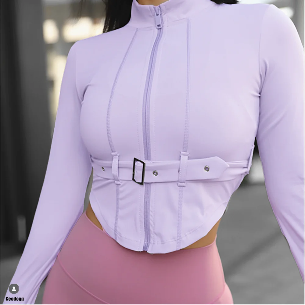 2024 Nylon Heavy Metal Locomotive Gym Crop Tops Women Zipper Buckle Yoga Shirt Active Wear Fitness Running Sports Jacket Coat
2024 Nylon Heavy Metal Locomotive Gym Crop Tops Women Zipper Buckle Yoga Shirt Active Wear Fitness Running Sports Jacket Coat