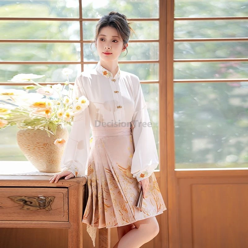 2025 graceful temperament ming made hanfu small fellow short style horse face skirt chinese style daily han element jk skirt
2025 graceful temperament ming made hanfu small fellow short style horse face skirt chinese style daily han element jk skirt