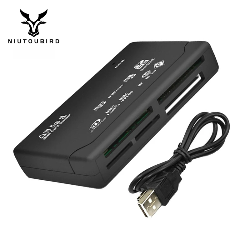 USB 2.0Memory Card Reader SD TF CF Mini SD MS XD Multi Card Compatibility High Speed Data Transfer Small Compact for Computer
USB 2.0Memory Card Reader SD TF CF Mini SD MS XD Multi Card Compatibility High Speed Data Transfer Small Compact for Computer
