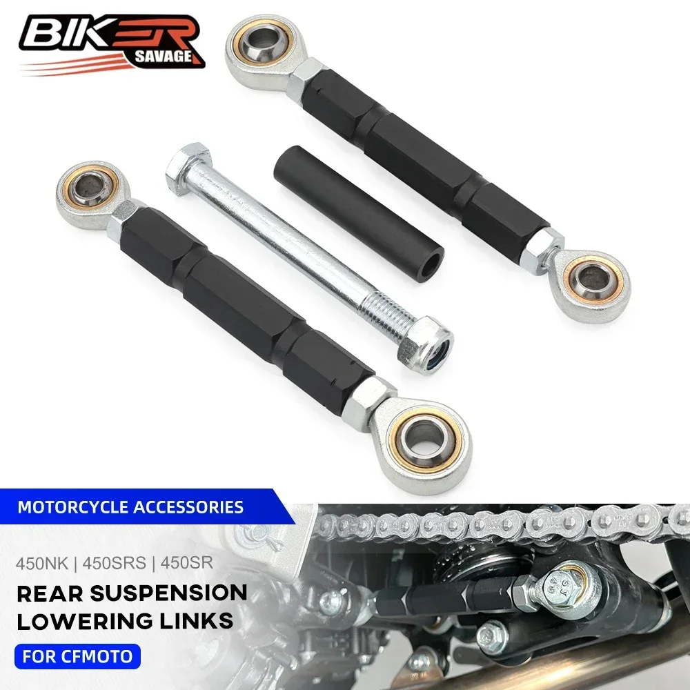 For CFMOTO 450NK 2024 Lowering Links Kit 450SR 450SRS 2022+ Motorcycle Adjustable Rear Suspension Cushion Lever Drop Linkage
For CFMOTO 450NK 2024 Lowering Links Kit 450SR 450SRS 2022+ Motorcycle Adjustable Rear Suspension Cushion Lever Drop Linkage